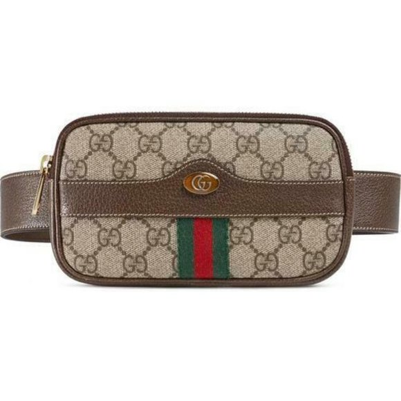 Gucci Handbags - Gucci Ophidia Belt Small Size 85 Brown Gg Supreme